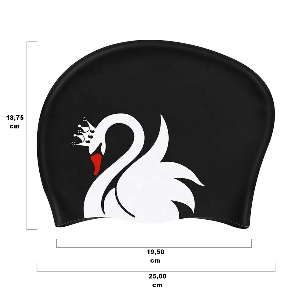 BONNET NATATION PISCINE PERSONNALISABLE - Spécial Cheveux Longs